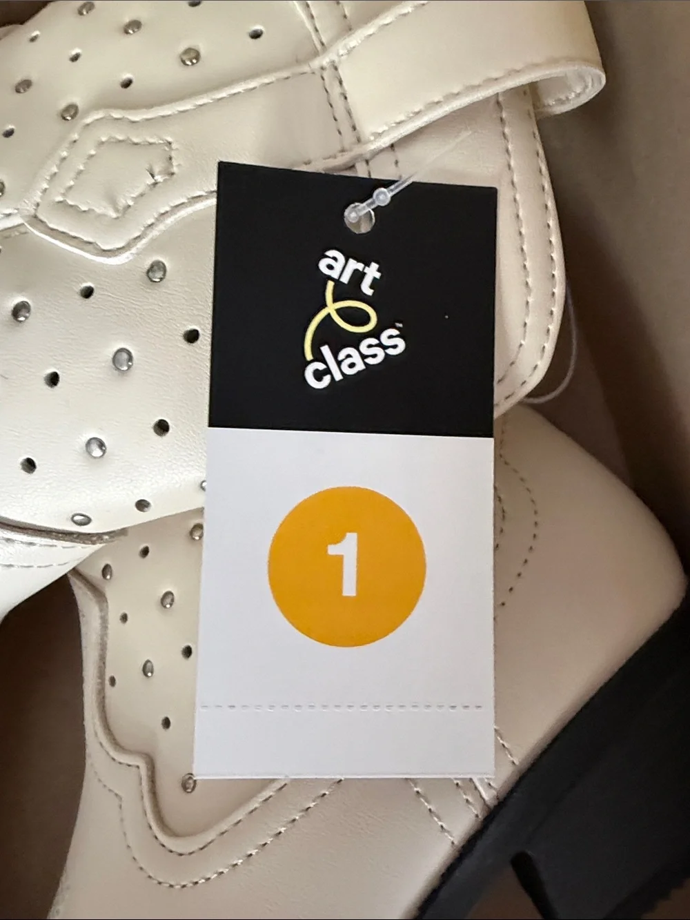 Art Class Jovi White Girls cowboy cowgirl boot NIB NWT NEW In box